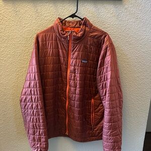 Patagonia Nano Puff Men's Lightweight Quilted Jacket - Rust Orange